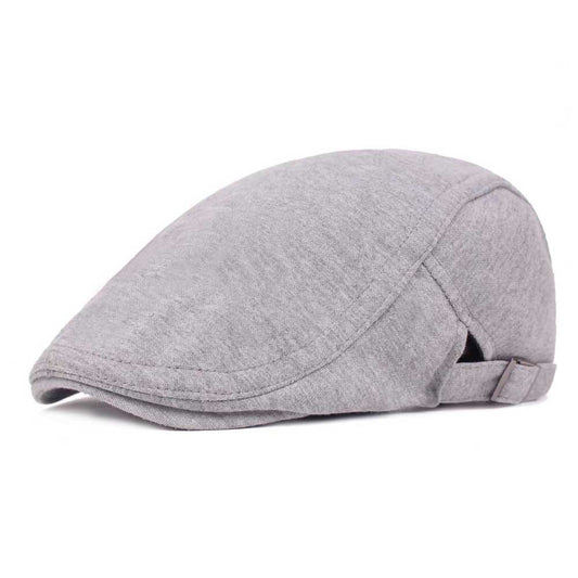 Men’s Adjustable Wool Felt Peaked Cap – Minimalist Tapered Style - Urban Caps 