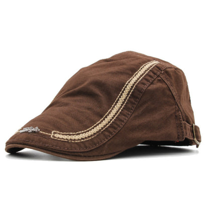 Men’s Retro Cotton Sun Cap – Embroidered Dome Style | Adjustable Fit - Urban Caps 