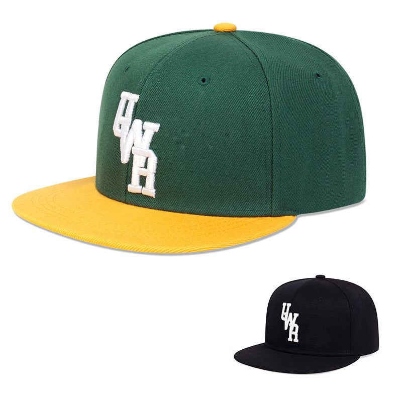 Embroidery Hip Hop Cute Fashion Flat-brimmed Cap - Urban Caps 