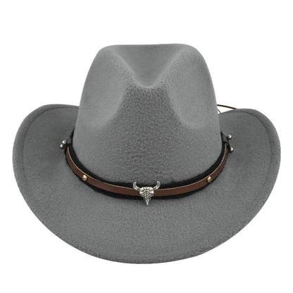 Cowhead Western Cowboy Hat Cornice - Urban Caps 