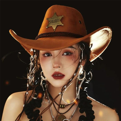 Western Cowboy Hat Outdoor Sunshade Knight's Cap - Urban Caps 