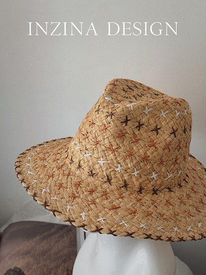 Retro Personality Western Cowboy Style Straw Hat - Urban Caps 