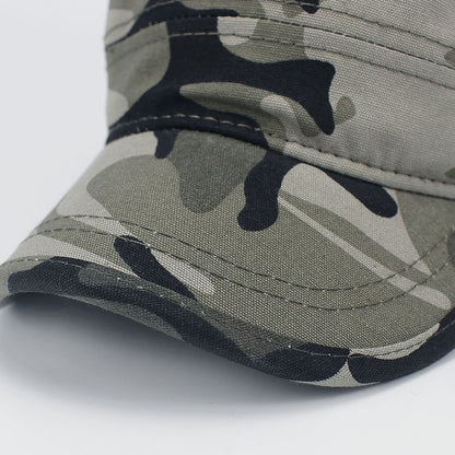 Camouflage Military Flat Cap - Urban Caps 