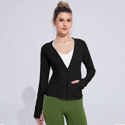 Women’s Cooling UV Protection Jacket NZ | Lightweight Ice Silk Hooded Sun Jacket