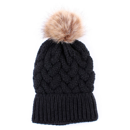 Fashionable Ladies Knit Pullover Warm Woolen Hat - Urban Caps 