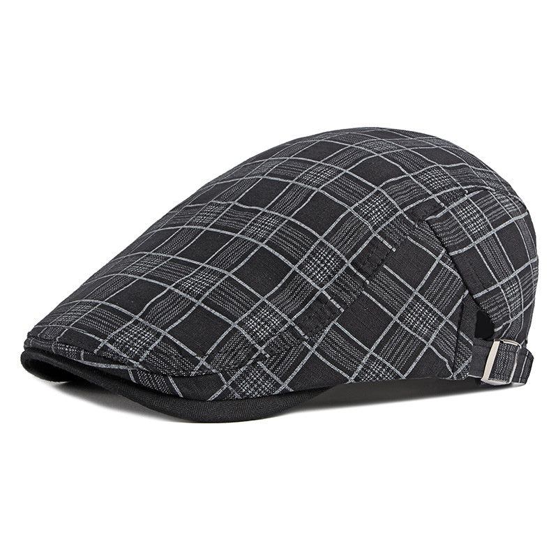 Men’s British-Style Cotton Cap – Sunshade & Breathable | Adjustable Fit - Urban Caps 