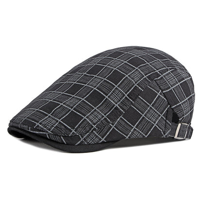 Men’s British-Style Cotton Cap – Sunshade & Breathable | Adjustable Fit - Urban Caps 