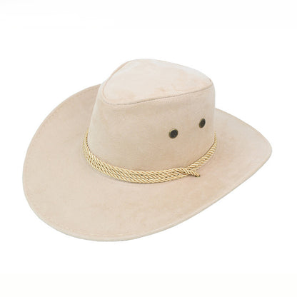 Cowboy Hat Spring And Summer Outdoor Sun Hat Men's Horse Riding Beach Hat - Urban Caps 
