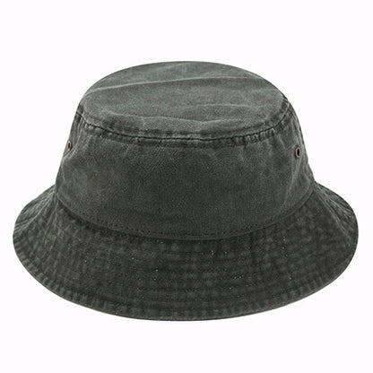 Solid color casual denim fisherman hat - Urban Caps 