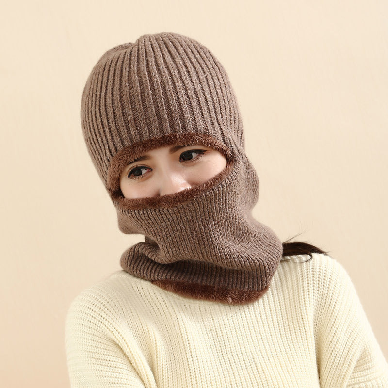 Thickened warm knitted woolen hat - Urban Caps 