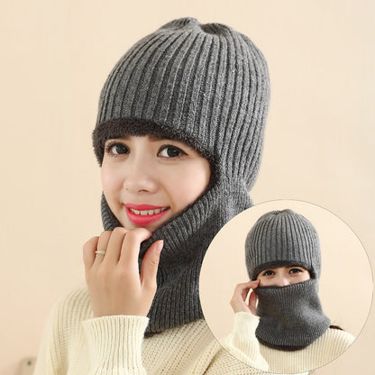 Thickened warm knitted woolen hat - Urban Caps 