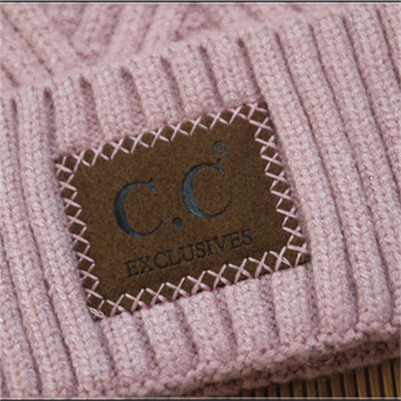 Women's Flanging Wool Ball Pile Woolen Hat - Urban Caps 