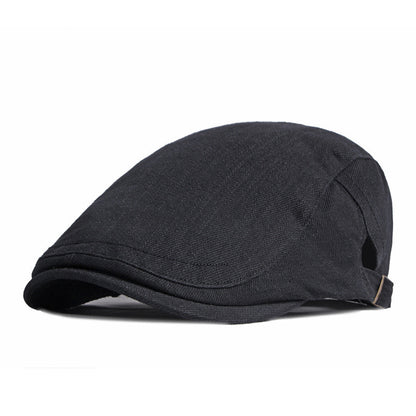 Simple Light Board Cotton Beret Men's Retro - Urban Caps 
