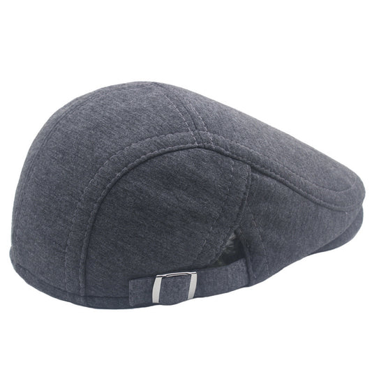 Men’s Classic Flat Top Newsboy Cap – Retro Autumn Beret | Adjustable Fit - Urban Caps 