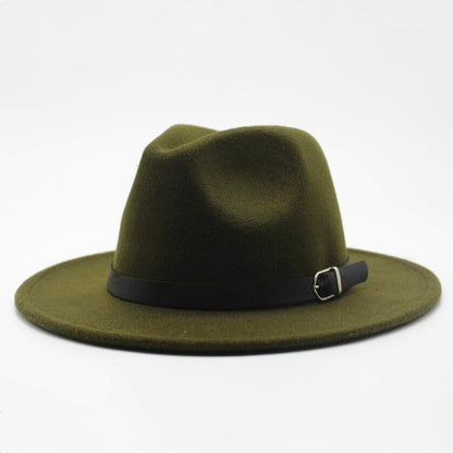 Wool jazz hat, men's and women's couple, hat, flat hat - Urban Caps 