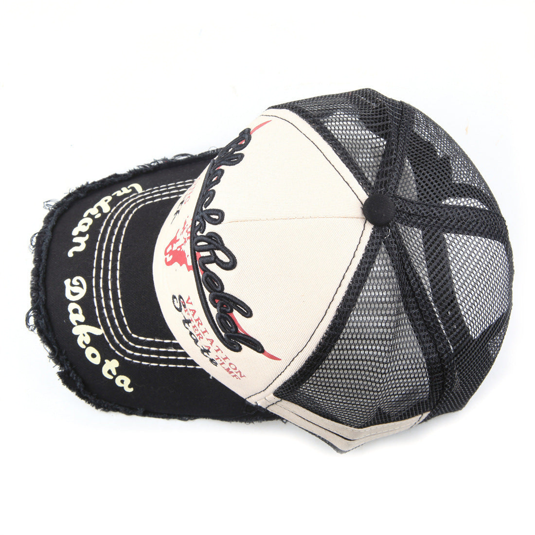 Women's Summer Washed Bull Head Embroidered Baseball Cap - Urban Caps 