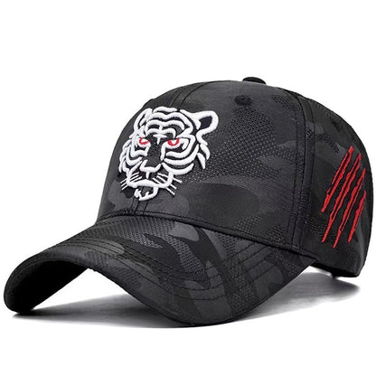 Tiger Head Men's Baseball Cap - Urban Caps 