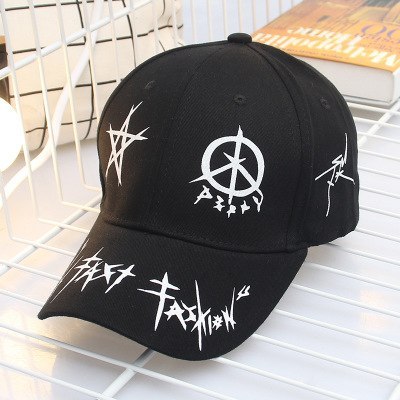 Custom Graffiti Snapback Baseball Caps Black And White Patchwork Men Women Hip Hop Fashion Casual Hat - Urban Caps 