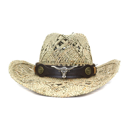 Ladies Fashion Hand Knitted Western Cowboy Hat - Urban Caps 