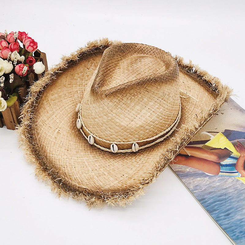 Western Cowboy Hat Beach Shading Sunscreen - Urban Caps 