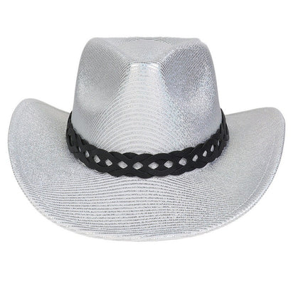 Pearlescent Cowboy Hat Ball Party Topper Performance Props Cap - Urban Caps 