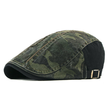 Camouflage Beret Hat Men's Wash Cap - Urban Caps 