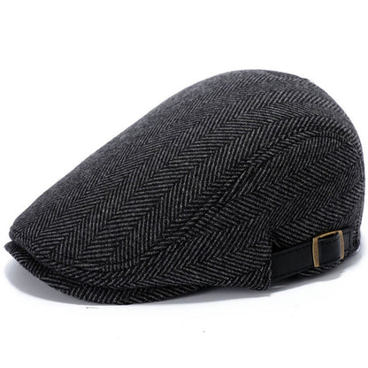 Outdoor Autumn And Winter Woolen Hat Men's Beret - Urban Caps 