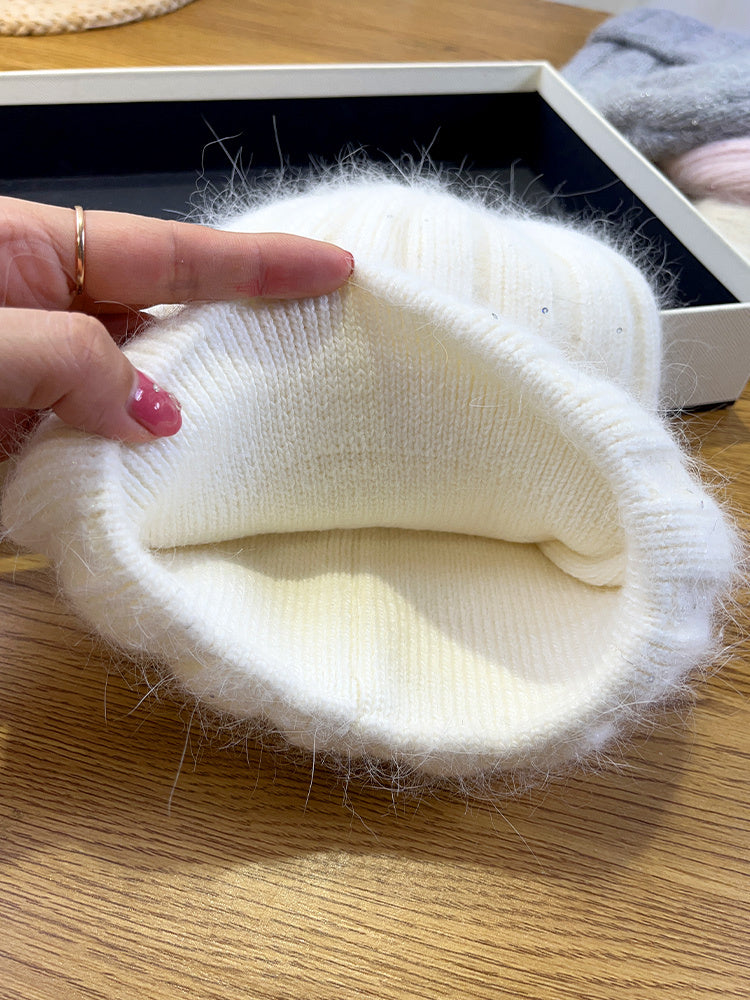 Woolen Korean Version Versatile Melon Skin Hat - Urban Caps 