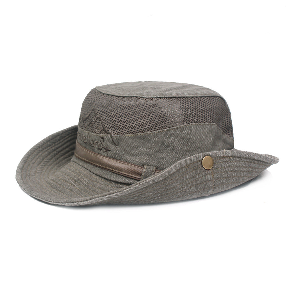 Spring And Summer Outdoor Sunshade Cotton Mesh Ladies Mountaineering Hat - Urban Caps 