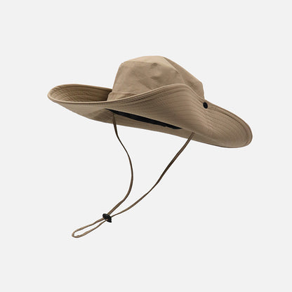 Summer Vacation Big Brim Sunscreen Outdoor Fishing Hiking Cowboy Hat - Urban Caps 