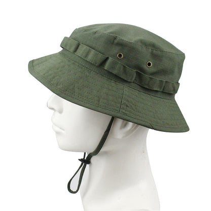 Outdoor Mountaineering Tactics Camouflage Cloth Round Hat - Urban Caps 