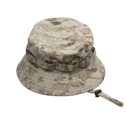Outdoor Mountaineering Tactics Camouflage Cloth Round Hat - Urban Caps 