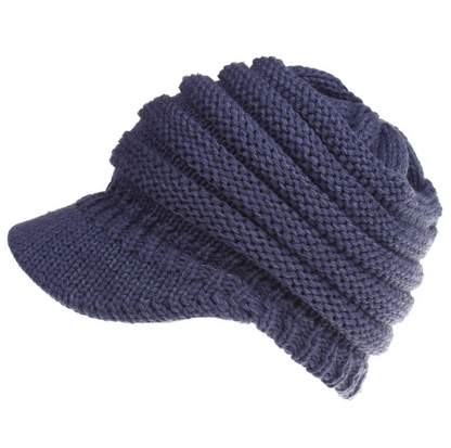 Cozy Knit Ponytail Beanies for Women: Autumn-Winter Warmth - Urban Caps 