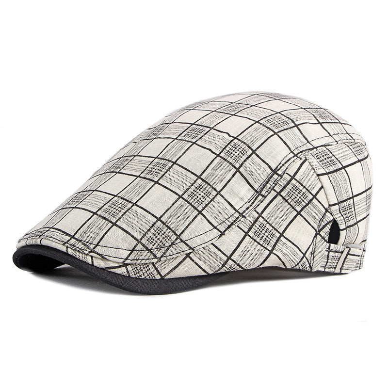 Men’s British-Style Cotton Cap – Sunshade & Breathable | Adjustable Fit - Urban Caps 