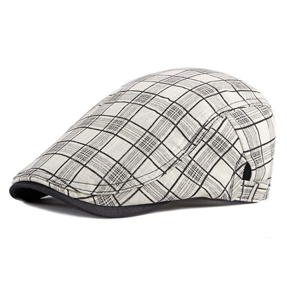Men’s British-Style Cotton Cap – Sunshade & Breathable | Adjustable Fit - Urban Caps 