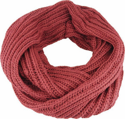 Acrylic Infinity Scarf – Bulky Knit Winter Loop Scarf