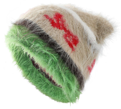 Cute Cat Ears Knitted Hat Earflaps Slipover Woolen Cap - Urban Caps 