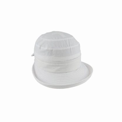 Dorothea Convertible Polycotton Cap and Visor with Removable Top and Velcro Strap