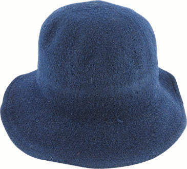 Boiled Wool Small Brim Hat with Mouldable Wire Brim – Winter Collection