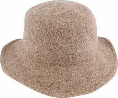 Boiled Wool Small Brim Hat with Mouldable Wire Brim – Winter Collection