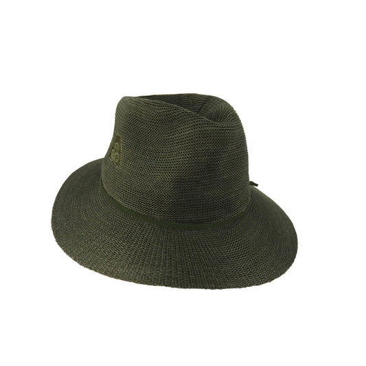 Cece Polyester Wide Brim Outback-Style Hat with Bowls Australia Embroidery – Adjustable Fit