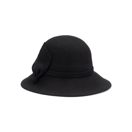 Luna Women's Australian Wool Felt Bell Cloche Hat with Adjustable Fit