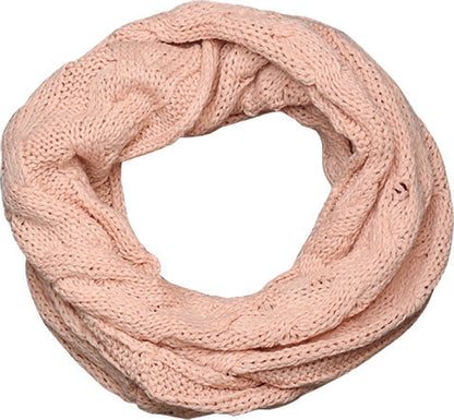 Acrylic Pattern Knit Infinity Scarf – Winter Loop Design