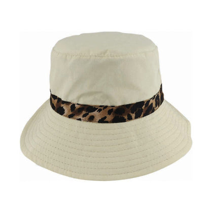 Reversible Animal Print Casual Hat – Polyester, UPF50+ Sun Protection