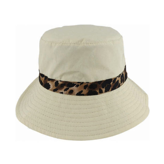 Reversible Animal Print Casual Hat – Polyester, UPF50+ Sun Protection