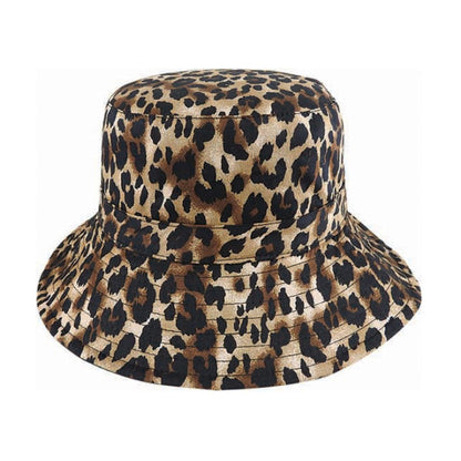 Reversible Animal Print Casual Hat – Polyester, UPF50+ Sun Protection