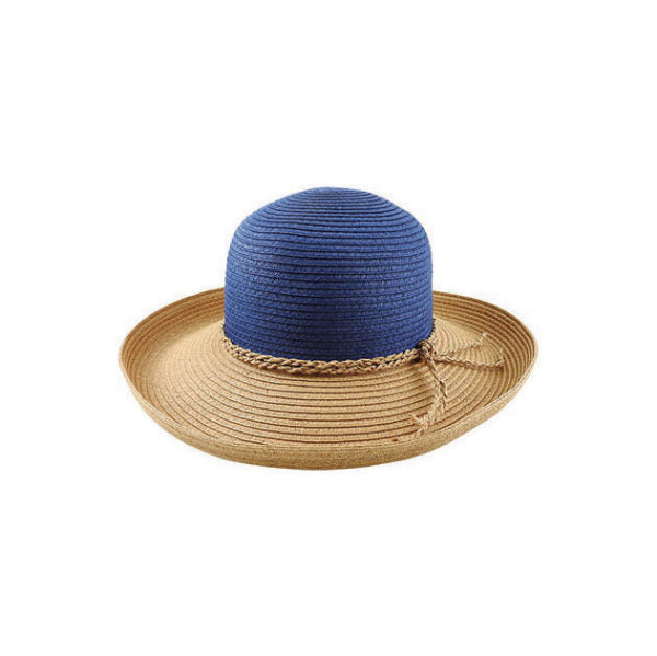 Ruby – Braided Breton Hat with Twisted Self Trim and UPF 50+ Protection