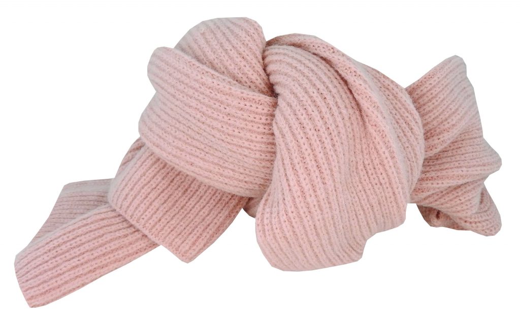 Acrylic Rib Knit Scarf – Soft Winter Layer