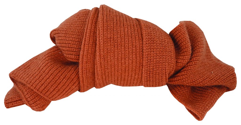 Acrylic Rib Knit Scarf – Soft Winter Layer