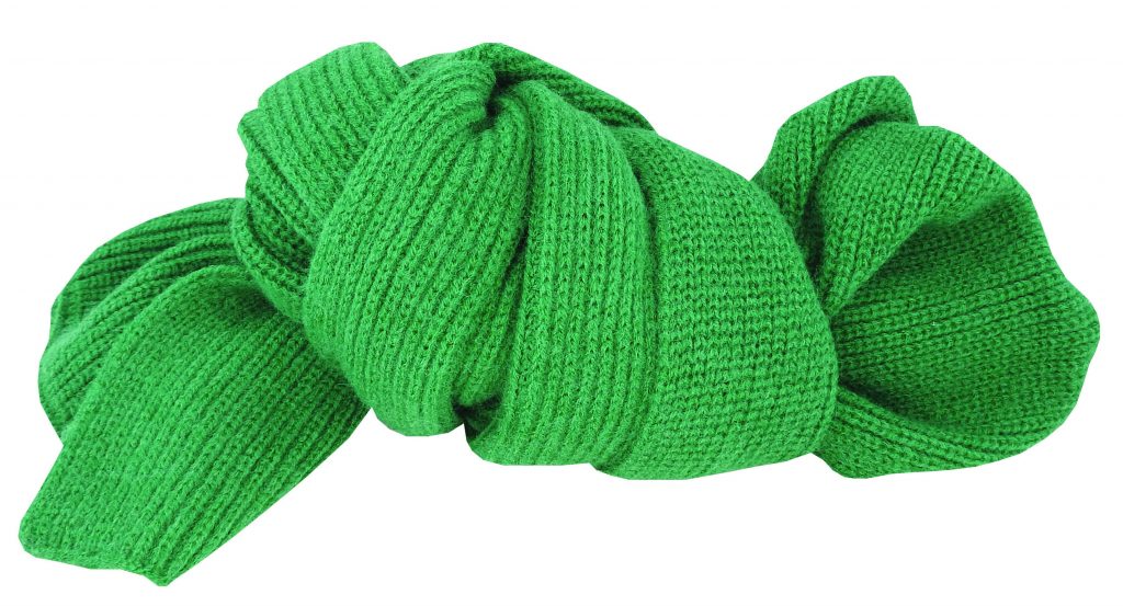 Acrylic Rib Knit Scarf – Soft Winter Layer